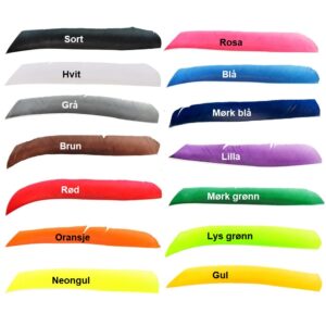 Kalkunfjør ensfarget